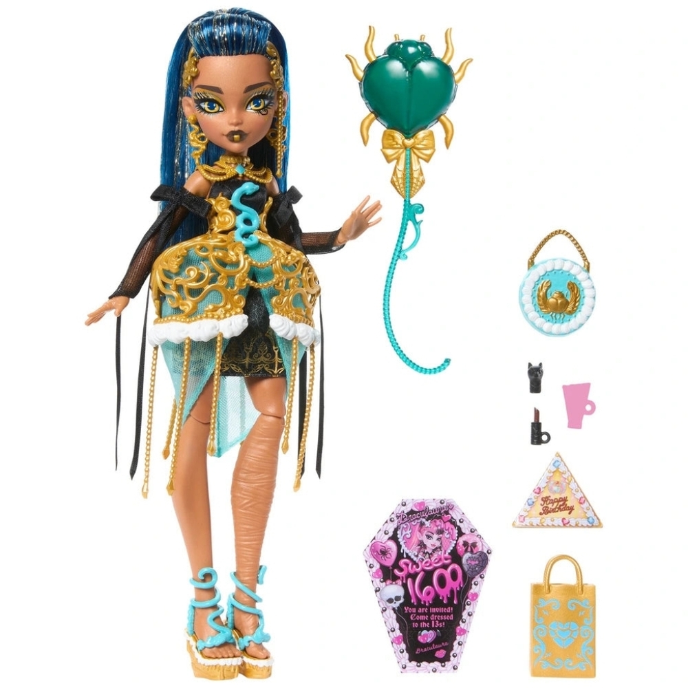 BNIB Monster High Scary Sweet Birthday Cleo De Nile Doll